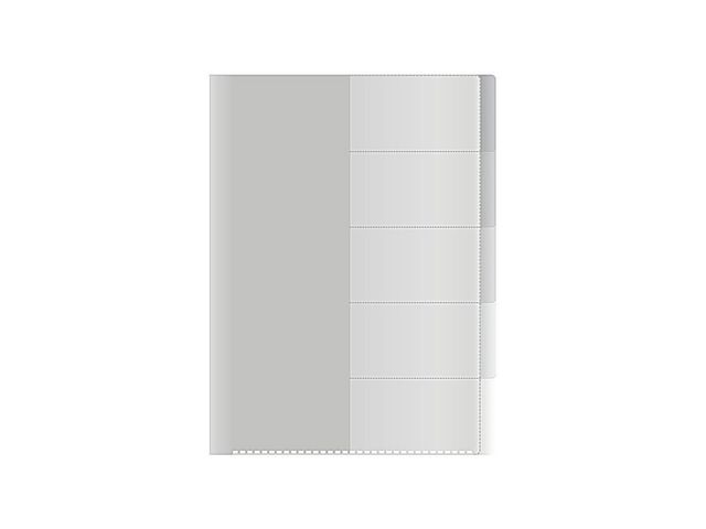 Sorteringsmapp 5-flikar A4 transparent