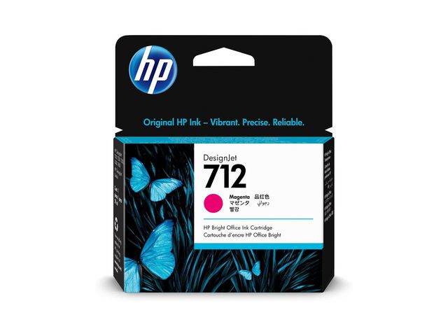 Bläckpatron HP 3ED68A 712 magenta