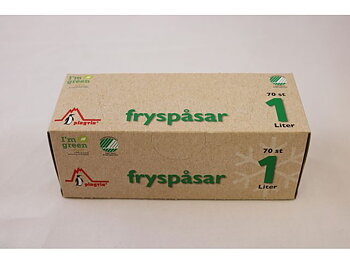 Fryspåse PINGVIN ECO LDPE 1L 22my 70/fp