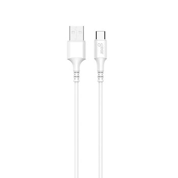 Laddkabel USB-A till USB-C 2.0 2 m vit