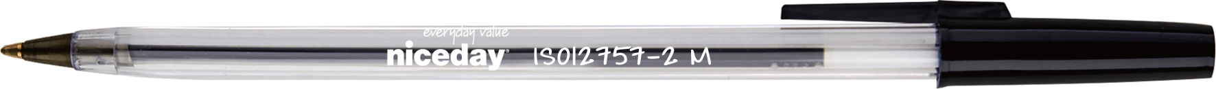 Kulspetspenna Niceday Visible svart