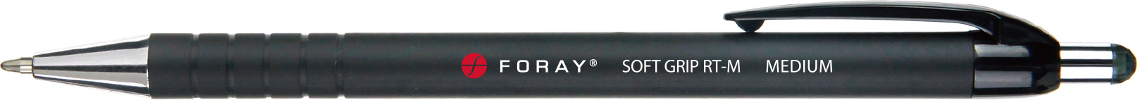 Kulspetspenna Soft Grip svart