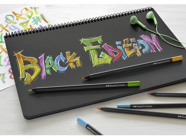 Färgpenna Black Edition 12/fp
