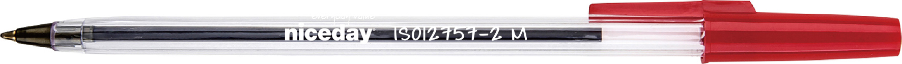 Kulspetspenna Niceday Visible r&ouml;d