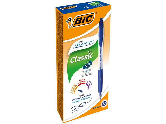 Kulspetspenna Bic Atlantis blå