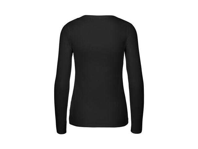 T-shirt LÄ O81050 GOTS dam svart XS