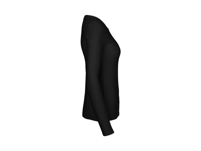 T-shirt LÄ O81050 GOTS dam svart