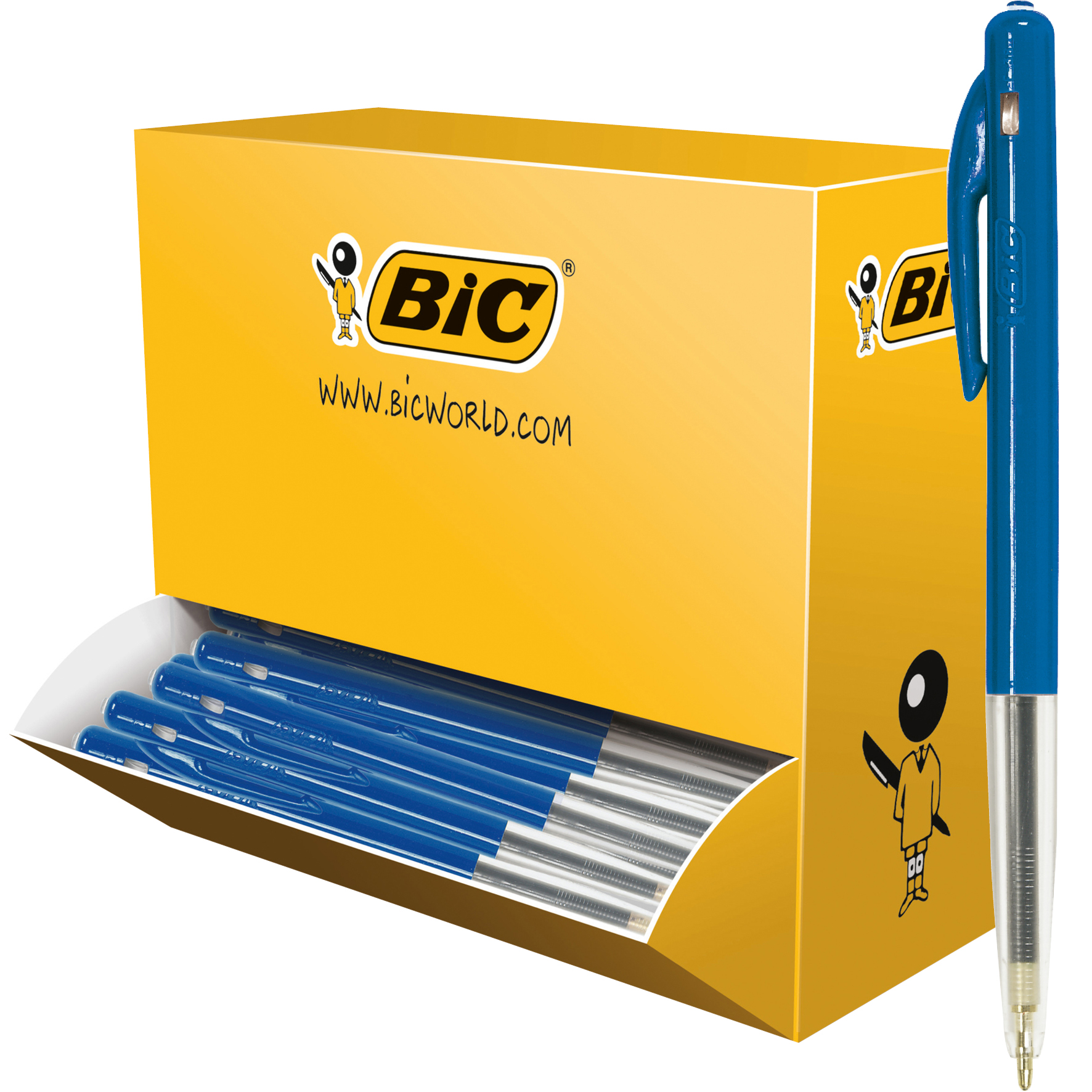 Kulpenna Bic M10 bl&aring; 100/fp