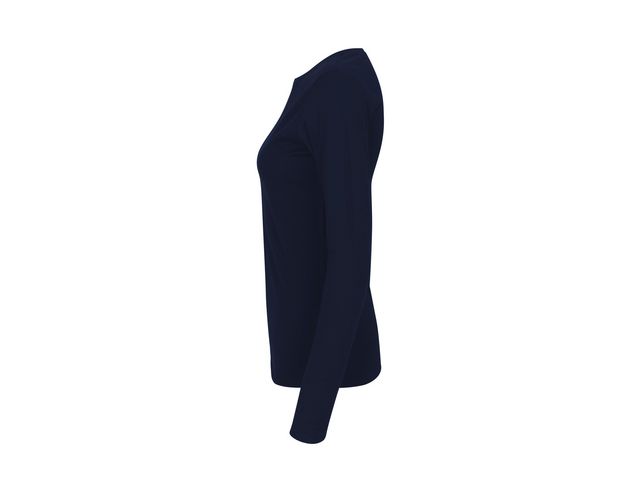 T-shirt LÄ O81050 GOTS dam marin