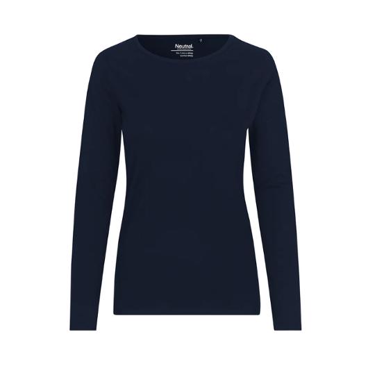 T-shirt LÄ O81050 GOTS dam marin XS
