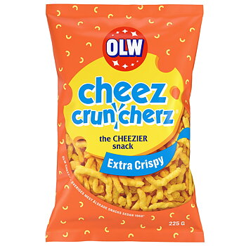 Ostbågar OLW Cheez cruncherz 21x225 g