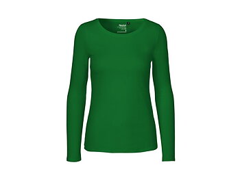 T-shirt LÄ O81050 GOTS dam grön XS