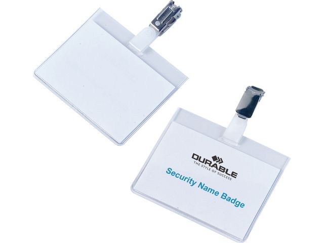 Namnskylt utan clips 90x60 20f