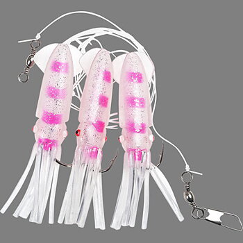 winged bläckfisk vit rosa