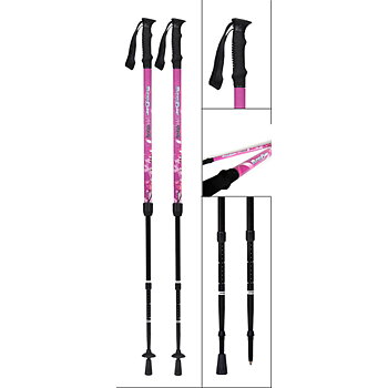 BungyPump gåstavar Pink Charity