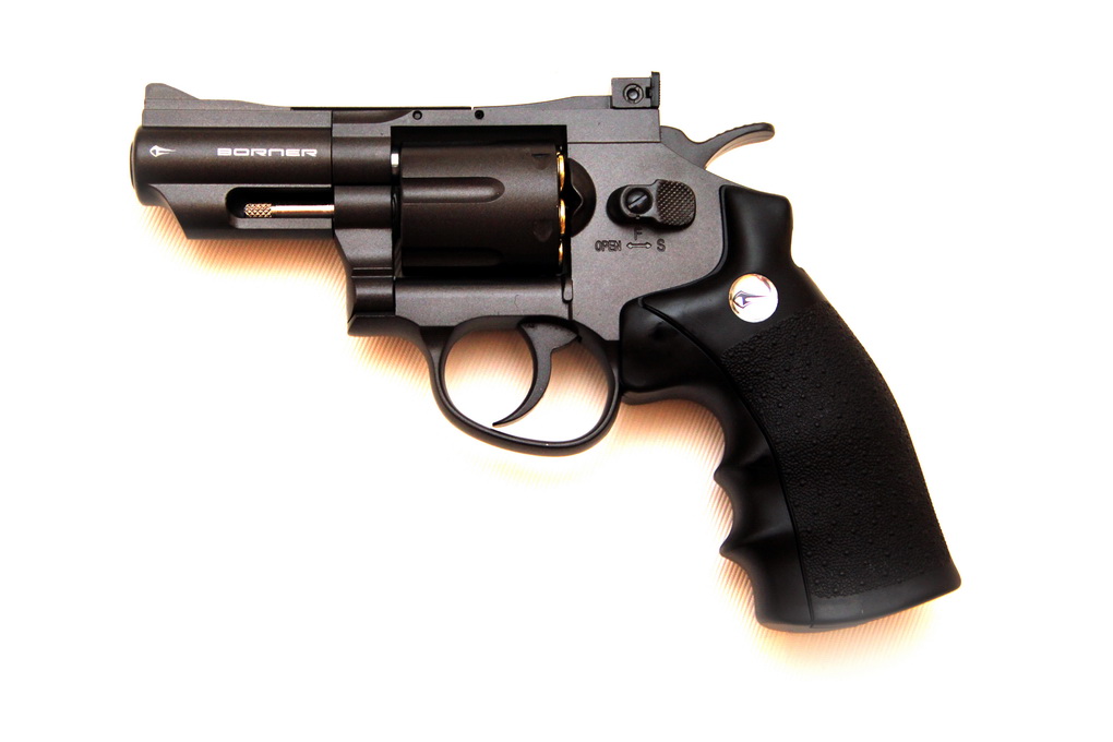 Co2-driven revolver i kaliber 4,5mm - 3
