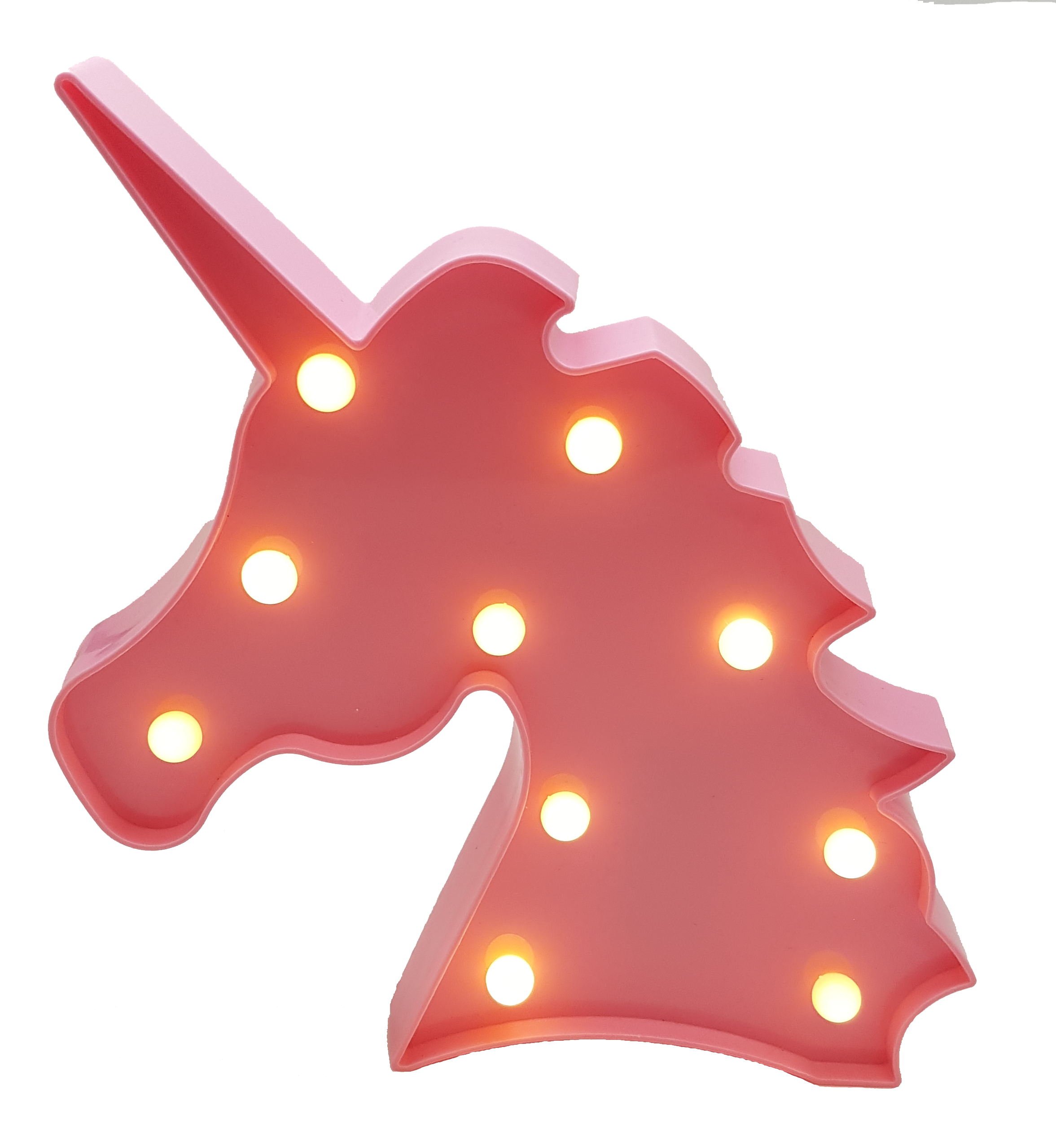 Lampa Enhörning LED - Rosa