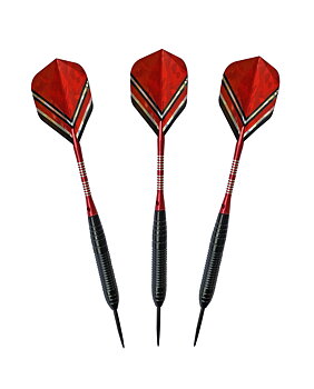 3-pack Dartpilar av hög kvalité med förvaringsask.
