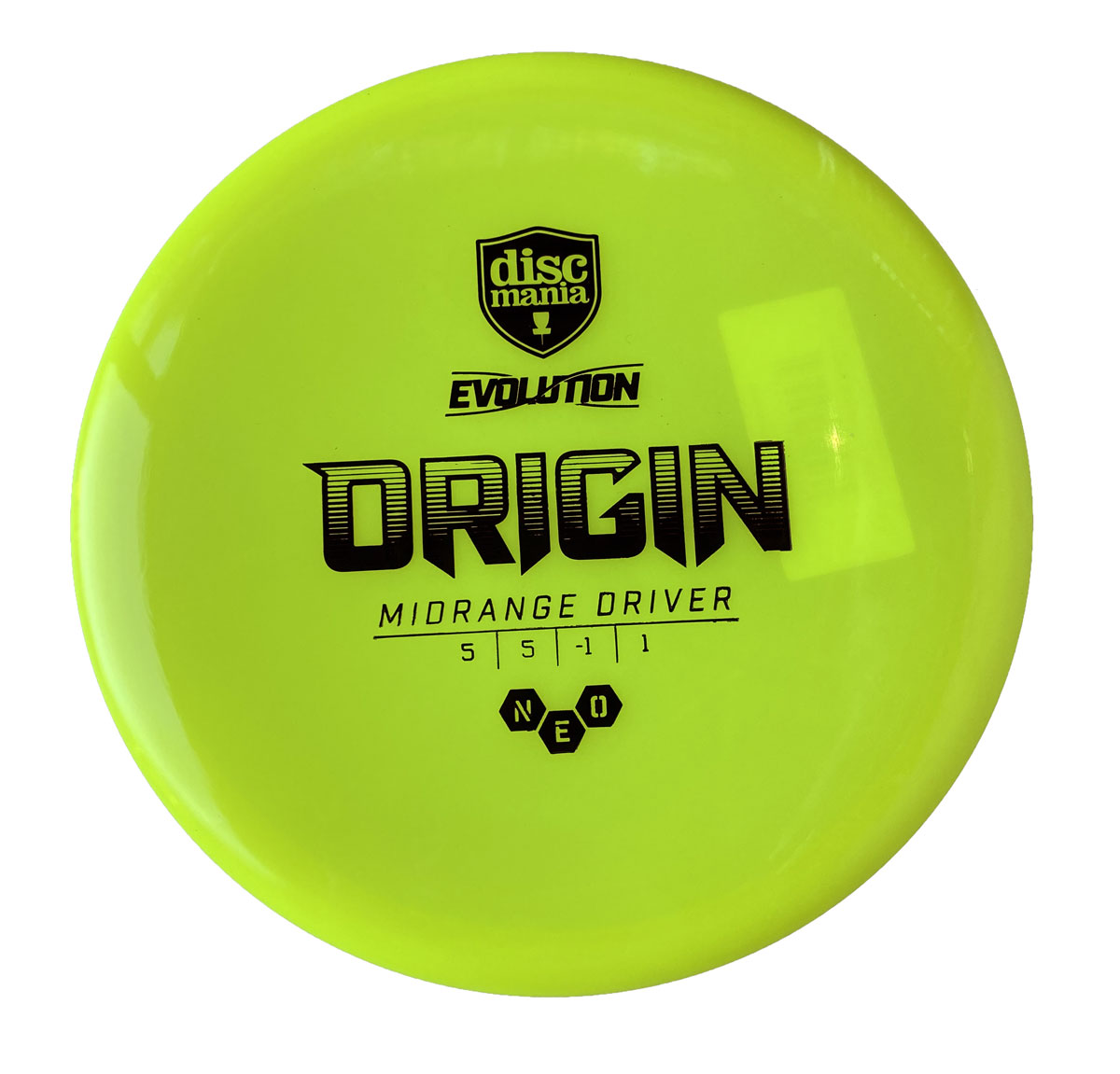 Midrangedisc från Discmania Origin Neongul