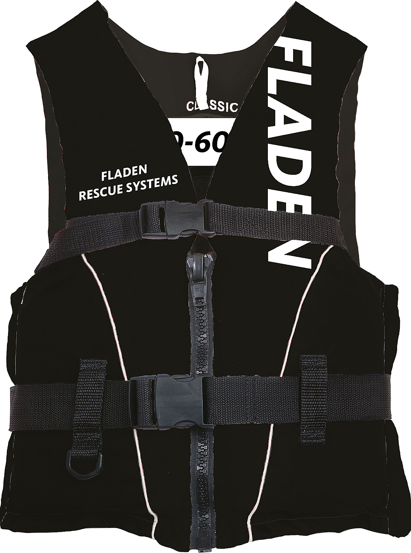 Seglarväst Classic - Svart - 50-70Kg, Strl. M