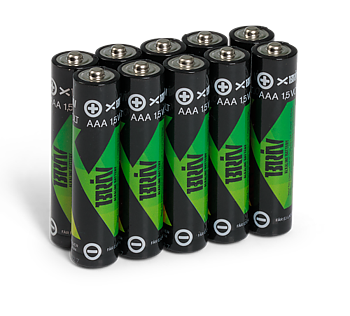 Alkaliska batterier AAA (LR03), 10-pack