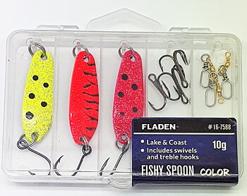 Skeddrag 3-pack inkl. betesask och tillbehör.
