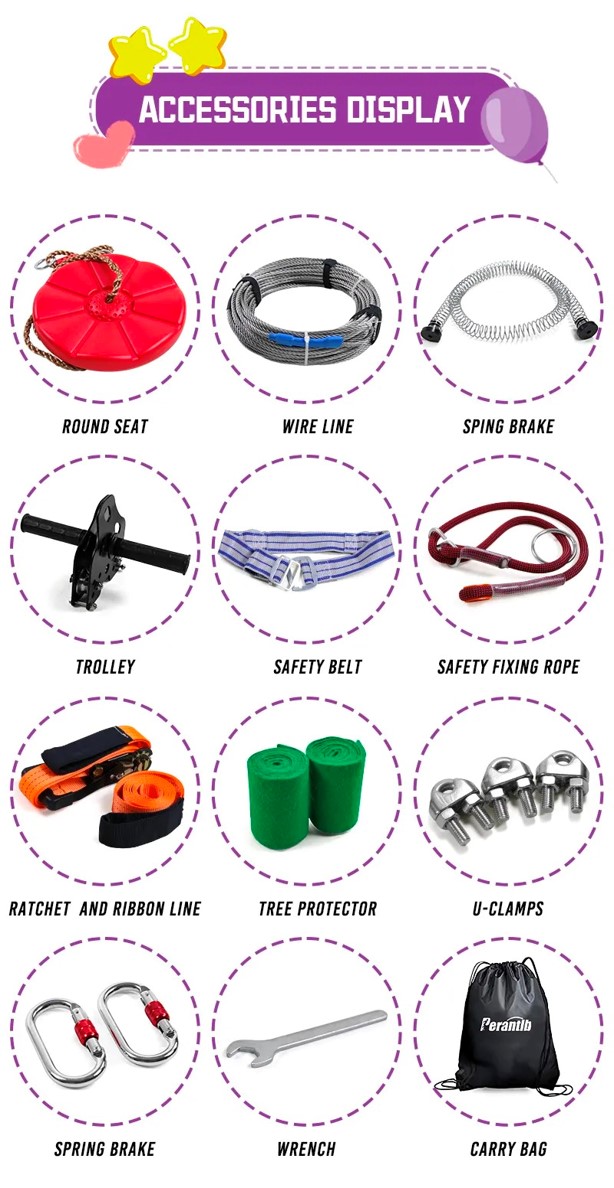 Linbana Slackers Zipline - 30m - 2