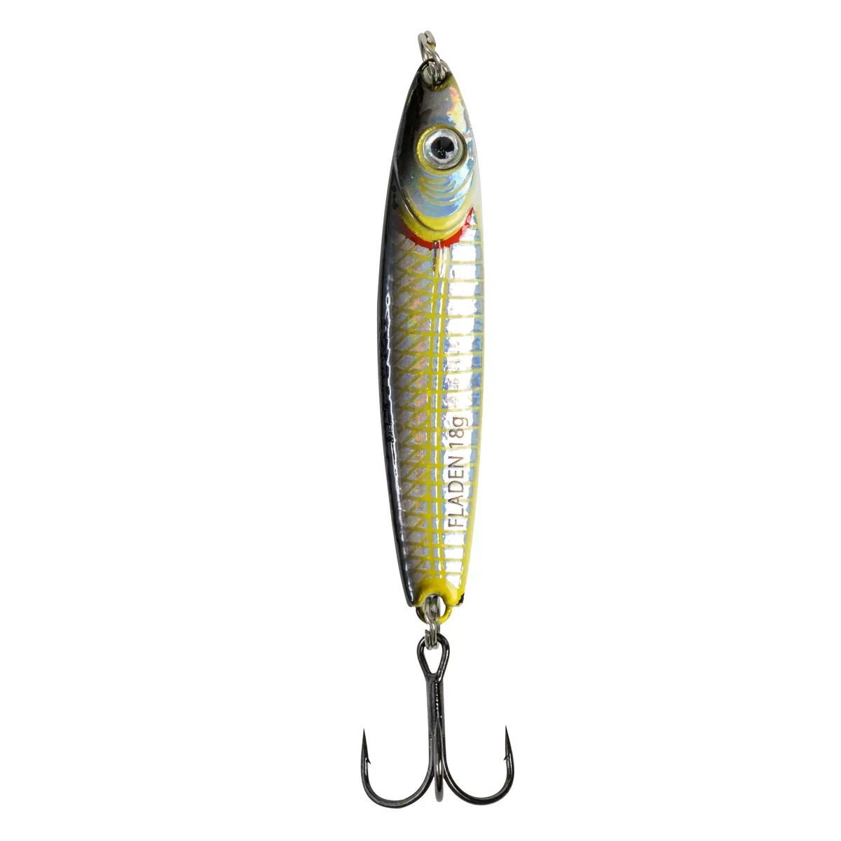 Skeddrag Holotwist 18g gul/svart/silver
