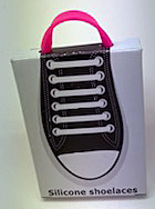 Skosnören Silikon - mörk rosa - REA