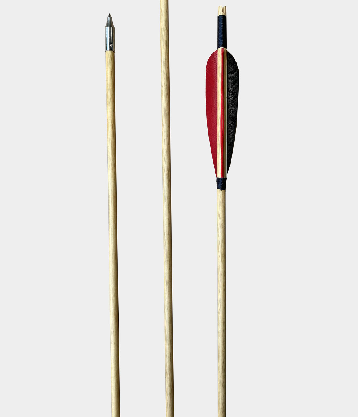 Träpilar 3-pack med kalkonfjädrar - 2