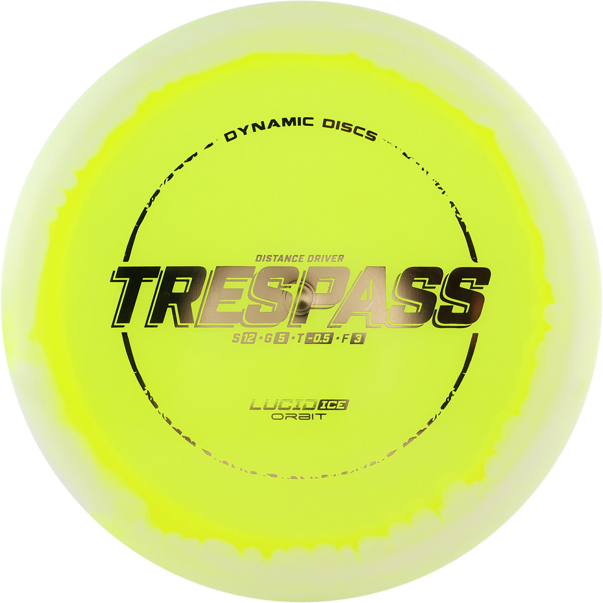 Dynamic Discs Lucid Ice Trespass - Distance Driver
