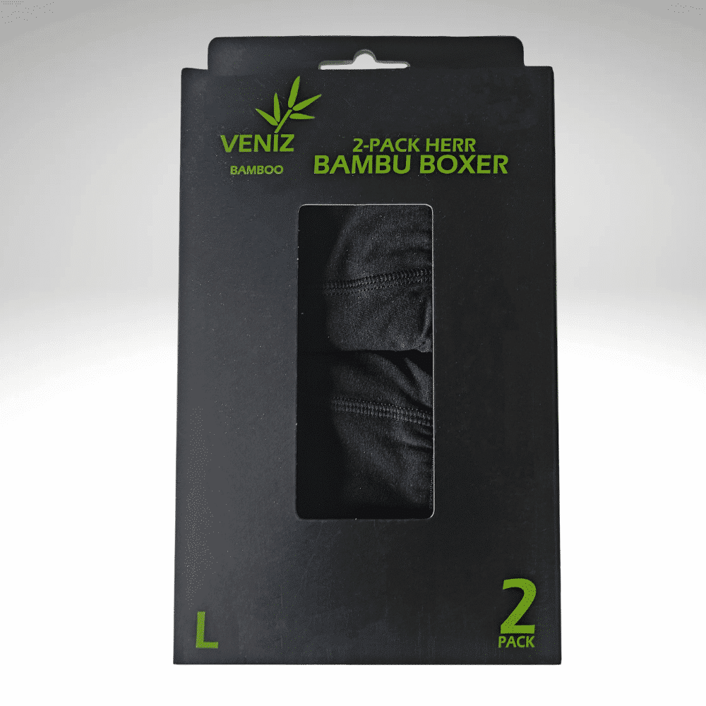 Herrkalsonger Boxermodell i Bambu, 2-pack (L) - 5