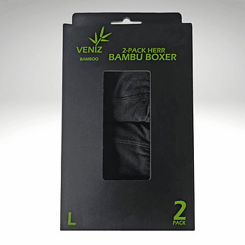 Herrkalsonger Boxermodell i Bambu, 2-pack (XL)
