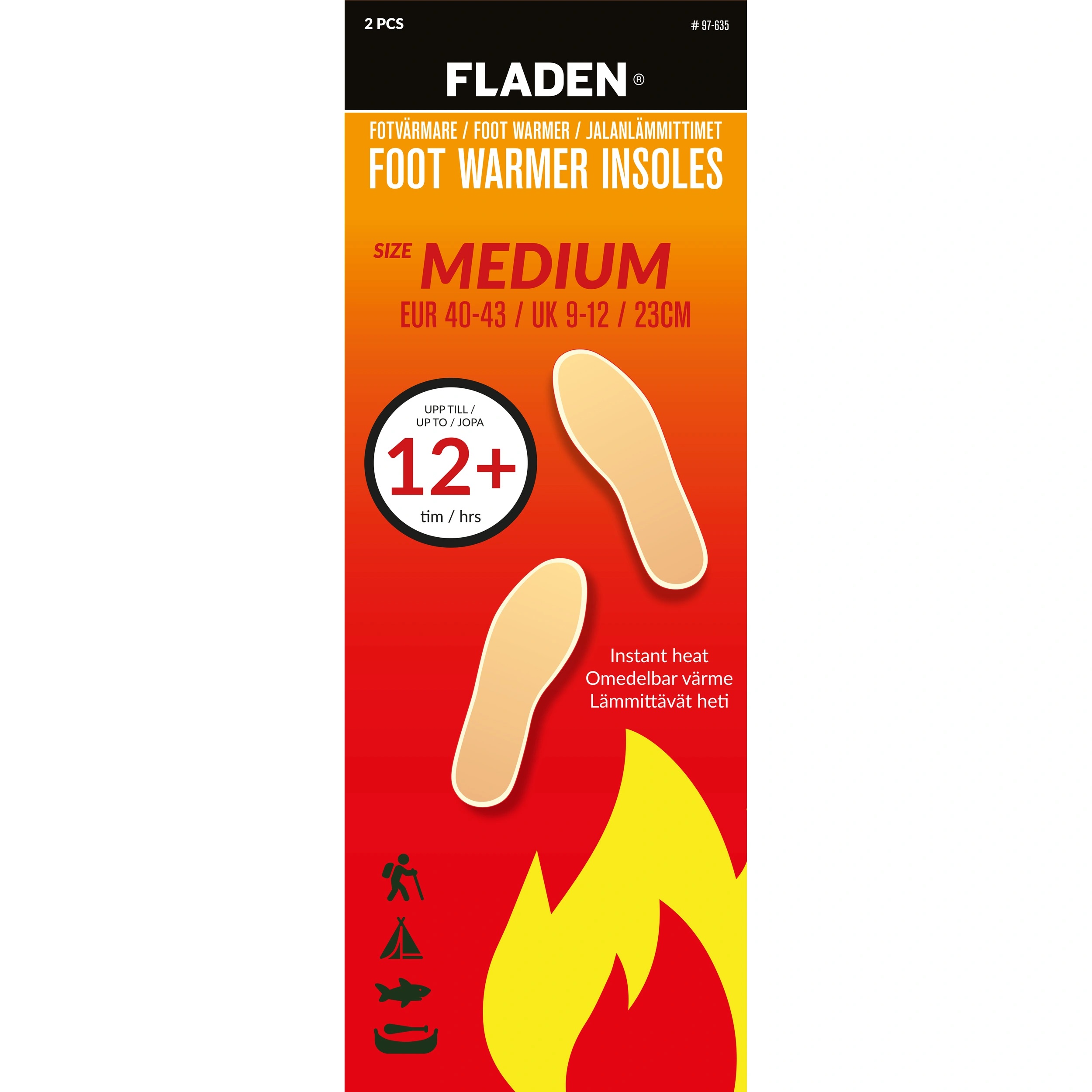 Fladen fotvärmare strl. 40-43