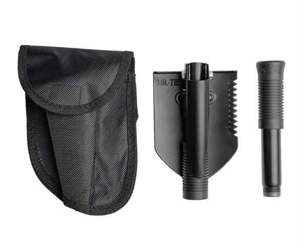 Kompakt fällbar spade med fodral. - 2