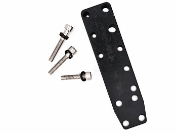 Weight plate 330g (wedged) for butt plate, complete (including mounting screws)- FWB