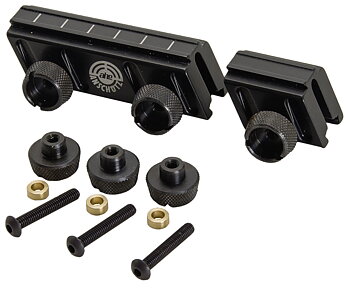 Quick fastener screw set for raiser block XXL