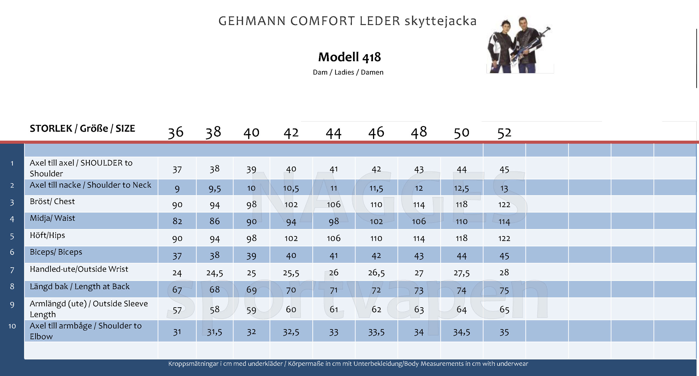 GEHMANN modell 418 Ladies