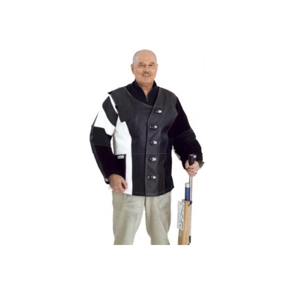 Leather and canvas jacket model 'COMFORT'   - 5