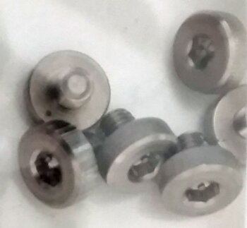 Knurled screws and nuts 