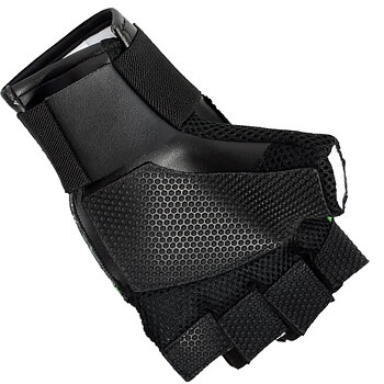 Half-cover glove `APPLE-GREEN'  