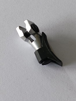 Trigger 9 mm, bent, universally adjustable for air pistol