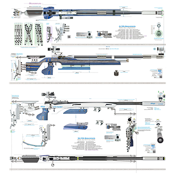 Poster Measurements AR and .22 rifle
