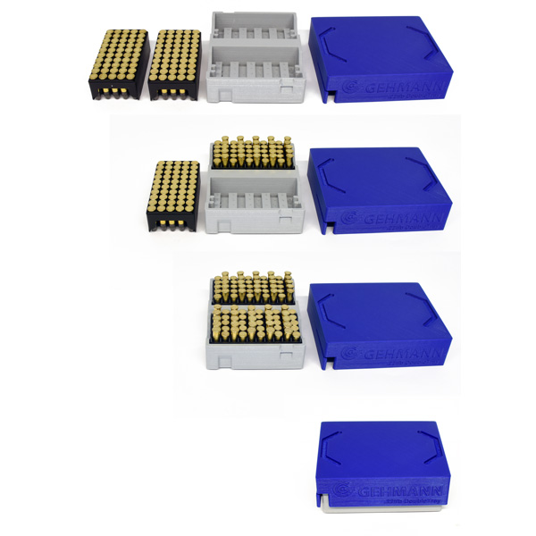  .22 catridge box support tray and box - 2