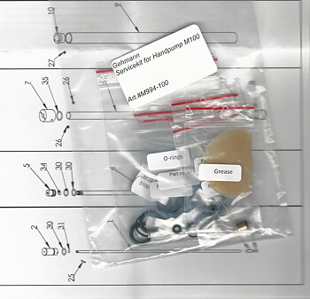 Service-kit för M100 handpump