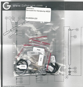 Servicekit för M220 handpump