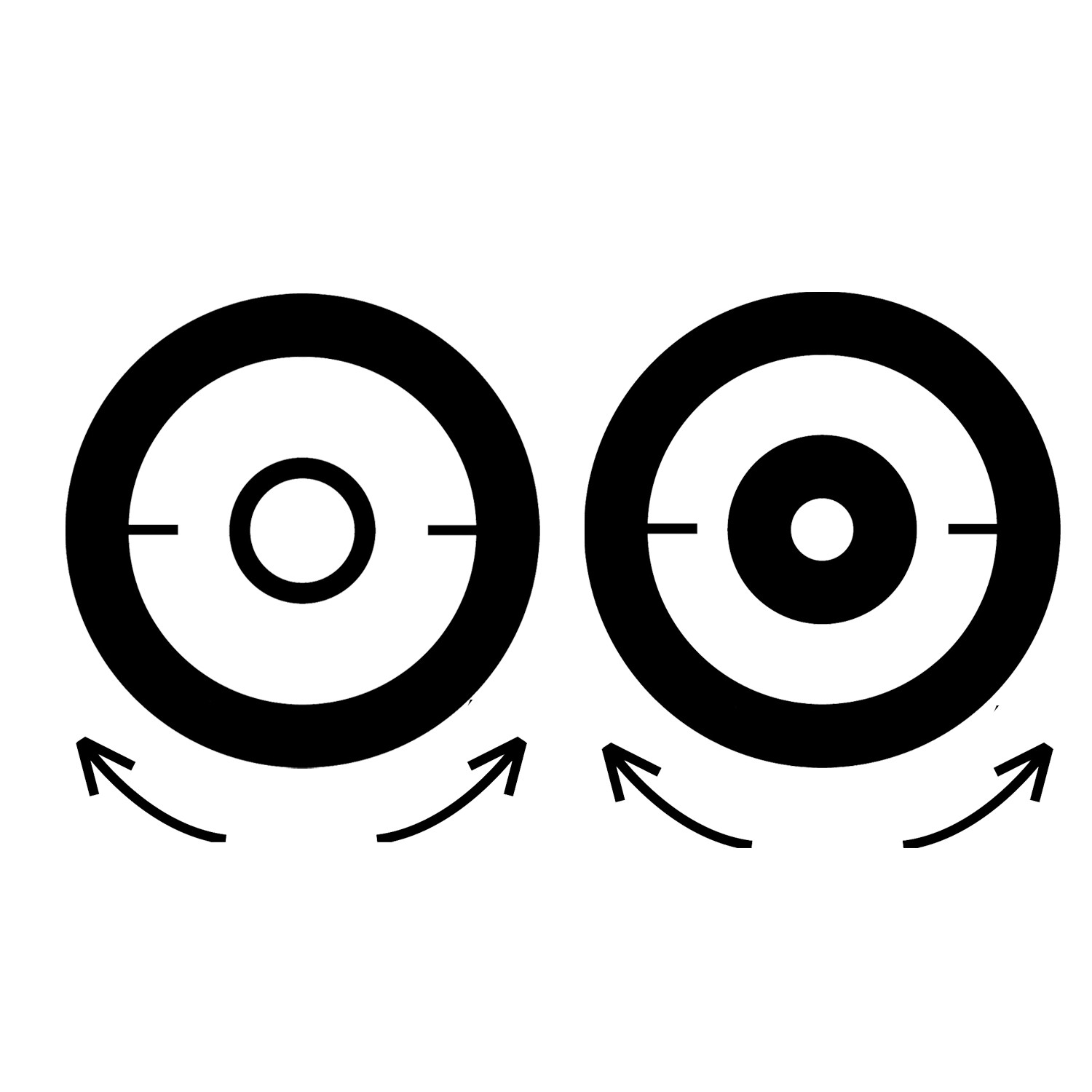 Duo-Front-Sight-Ring Glas  /  korntunnel - 6