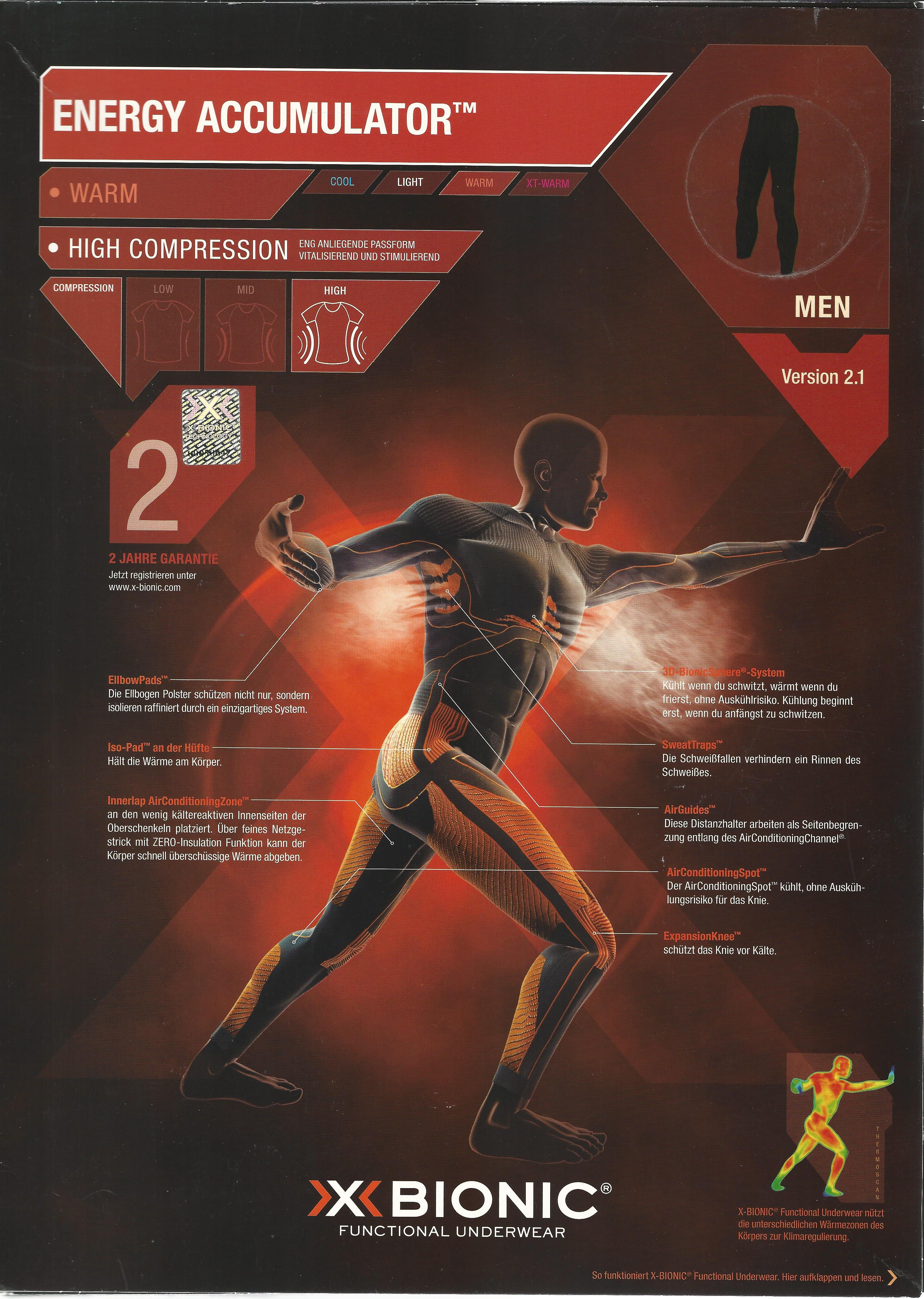 X-BIONIC Energy ACCUMULATOR pants - men - 2