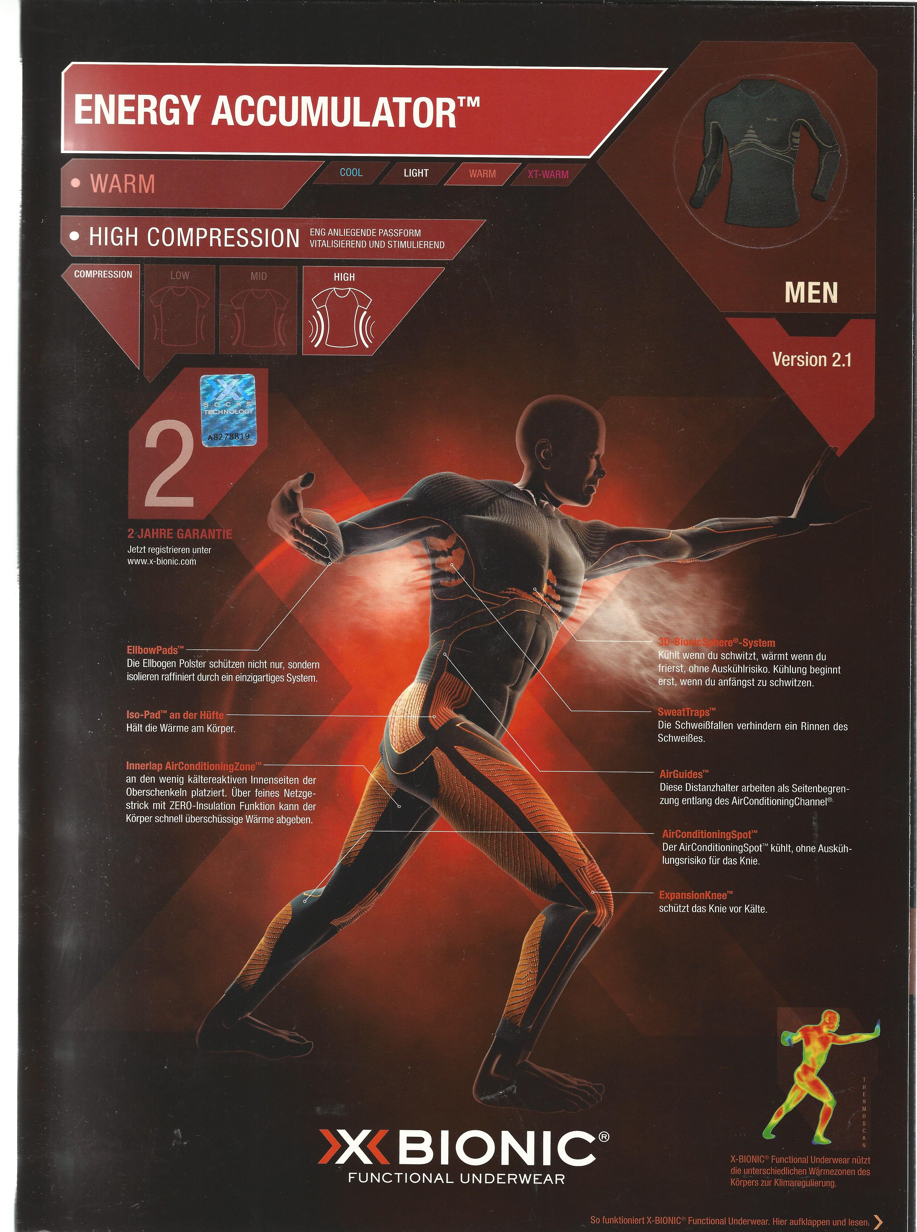 X-BIONIC Energy ACCUMULATOR pants - men - 3
