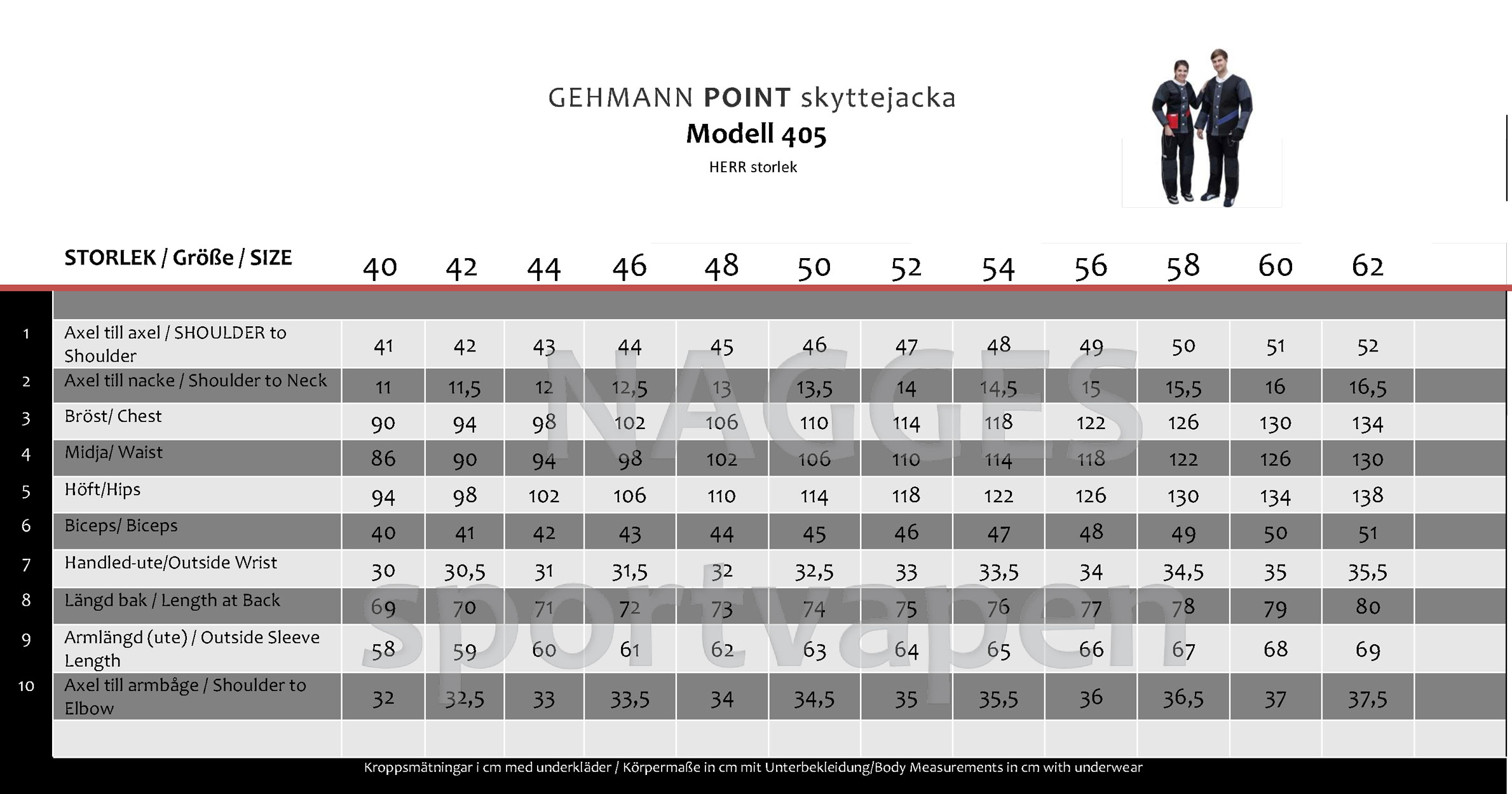 GEHMANN modell 405 men